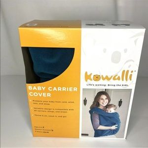 Kowalli Baby Carrier Cover Teal Fleece